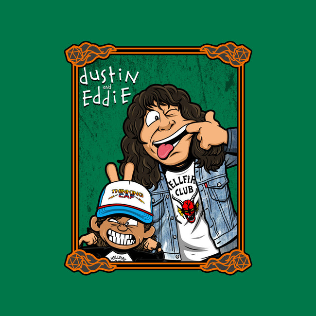 Dustin And Eddie-womens fitted tee-Boggs Nicolas