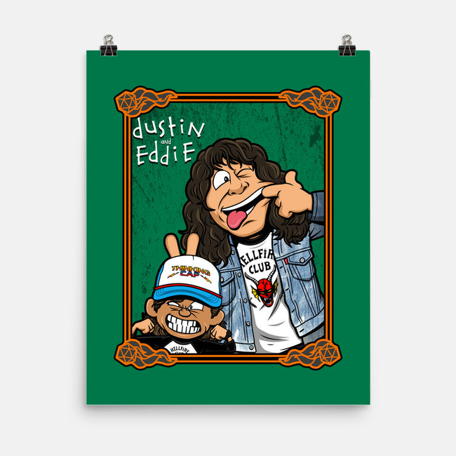 Dustin And Eddie-none matte poster-Boggs Nicolas