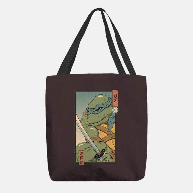 Blue Kame Ninja-none basic tote bag-vp021