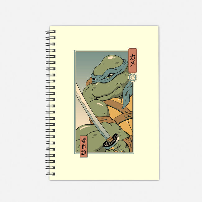 Blue Kame Ninja-none dot grid notebook-vp021