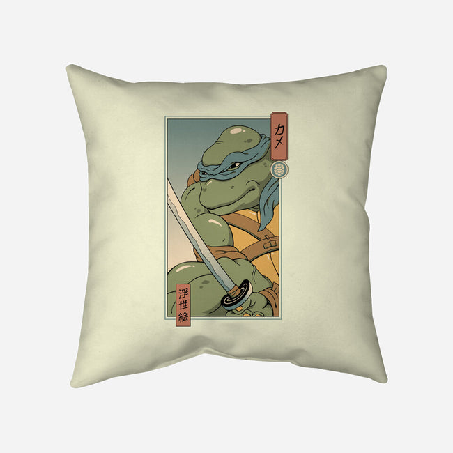 Blue Kame Ninja-none removable cover w insert throw pillow-vp021