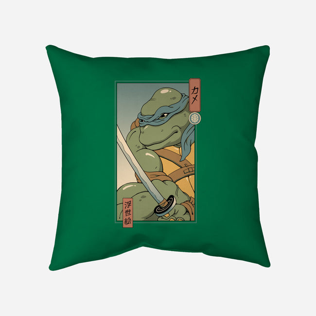 Blue Kame Ninja-none removable cover w insert throw pillow-vp021