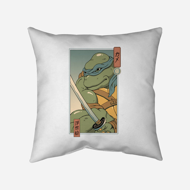 Blue Kame Ninja-none removable cover w insert throw pillow-vp021