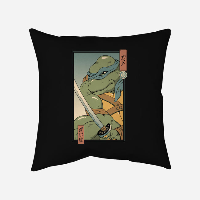 Blue Kame Ninja-none removable cover throw pillow-vp021
