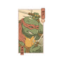 Red Kame Ninja-womens v-neck tee-vp021