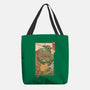 Red Kame Ninja-none basic tote bag-vp021