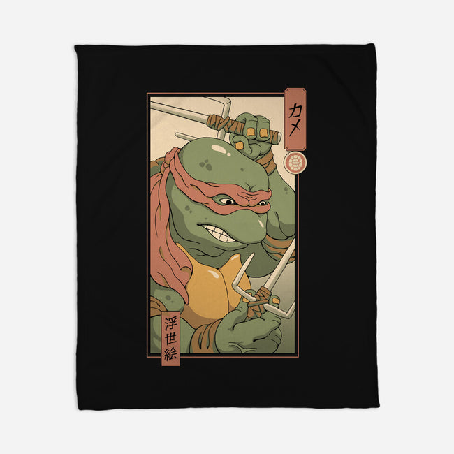 Red Kame Ninja-none fleece blanket-vp021