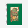 Red Kame Ninja-none dot grid notebook-vp021