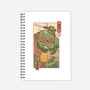 Red Kame Ninja-none dot grid notebook-vp021
