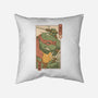 Red Kame Ninja-none removable cover throw pillow-vp021