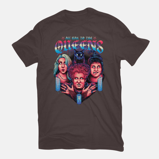 Queens of Halloween-womens basic tee-glitchygorilla