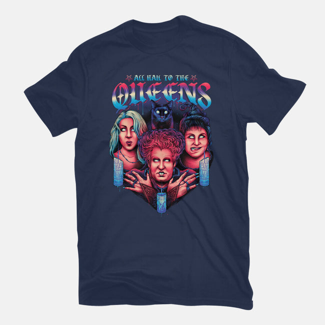 Queens of Halloween-womens basic tee-glitchygorilla
