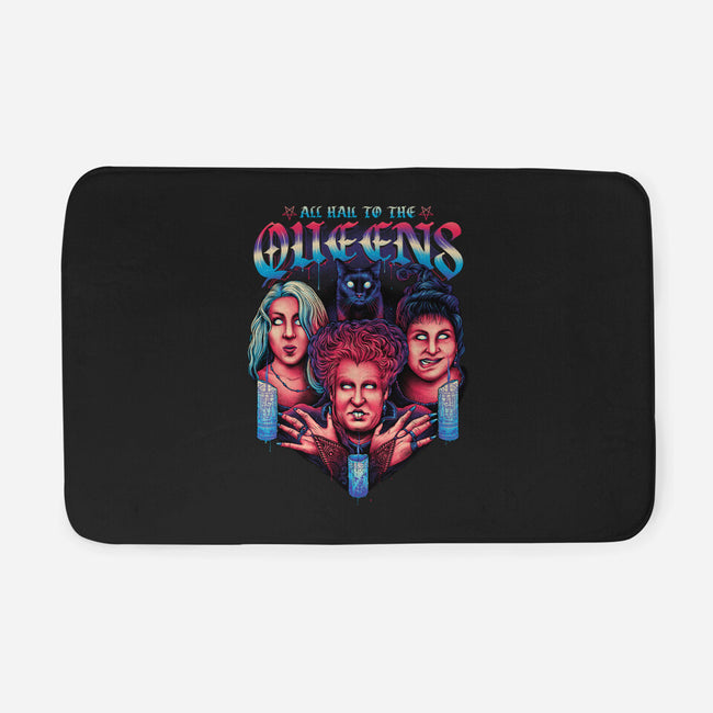 Queens of Halloween-none memory foam bath mat-glitchygorilla