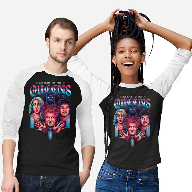 Queens of Halloween-unisex baseball tee-glitchygorilla