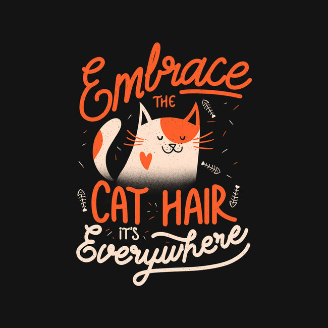Embrace The Cat Hair-none drawstring bag-eduely