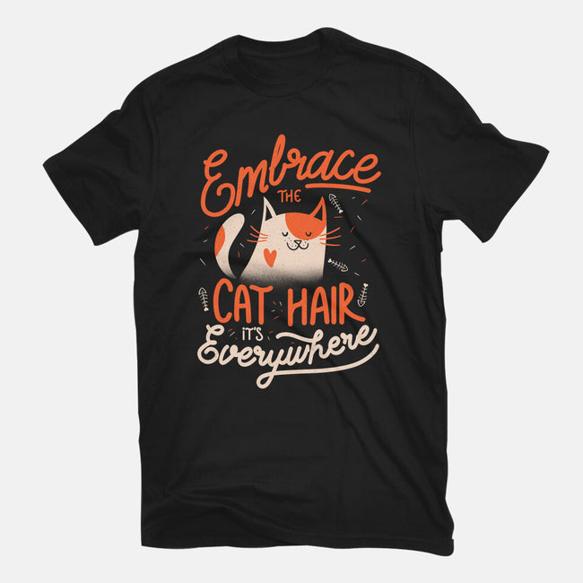 Embrace The Cat Hair-mens premium tee-eduely