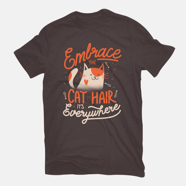 Embrace The Cat Hair-womens basic tee-eduely