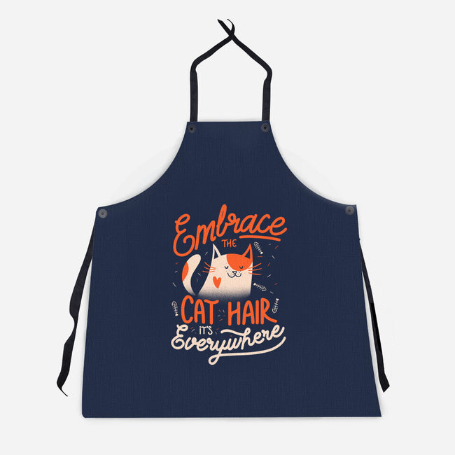Embrace The Cat Hair-unisex kitchen apron-eduely