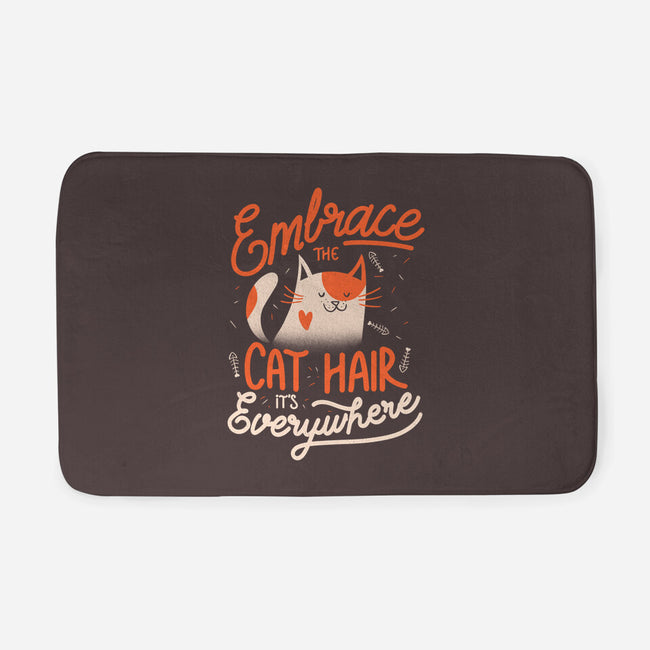 Embrace The Cat Hair-none memory foam bath mat-eduely