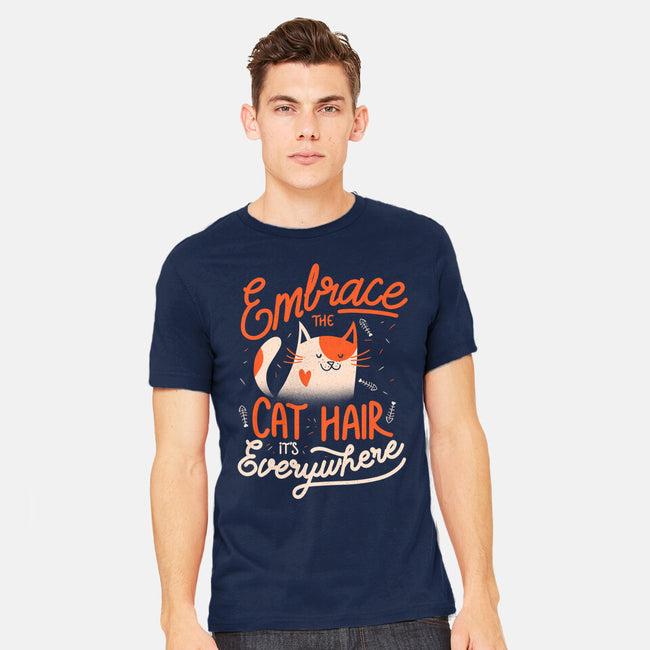 Embrace The Cat Hair-mens heavyweight tee-eduely