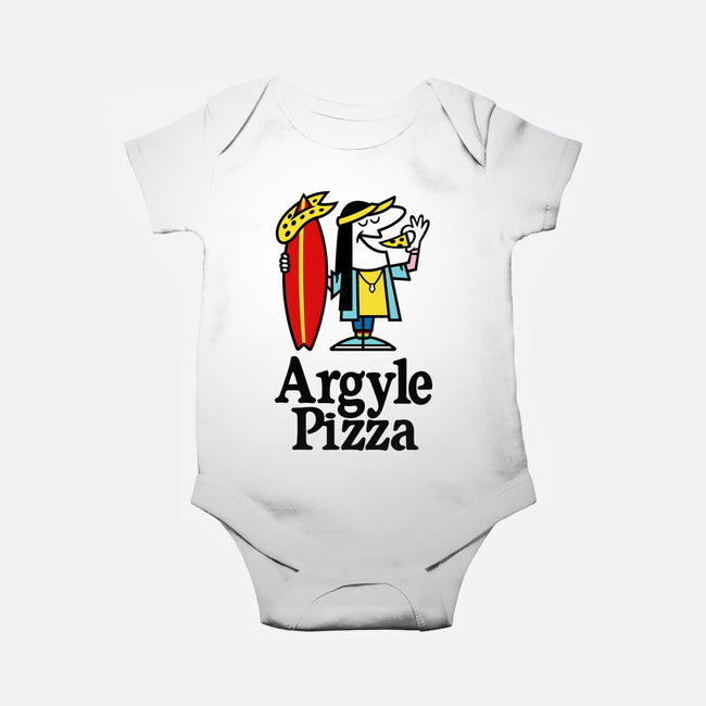 Argyle Pizza-baby basic onesie-demonigote
