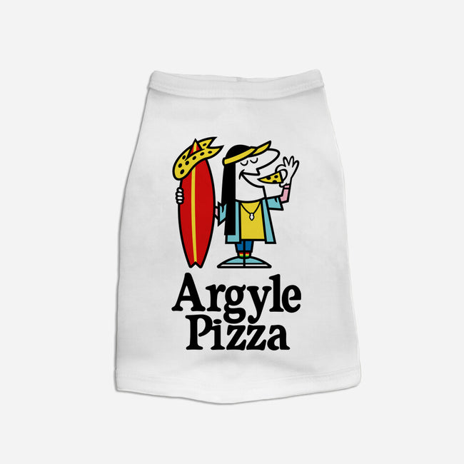 Argyle Pizza-cat basic pet tank-demonigote