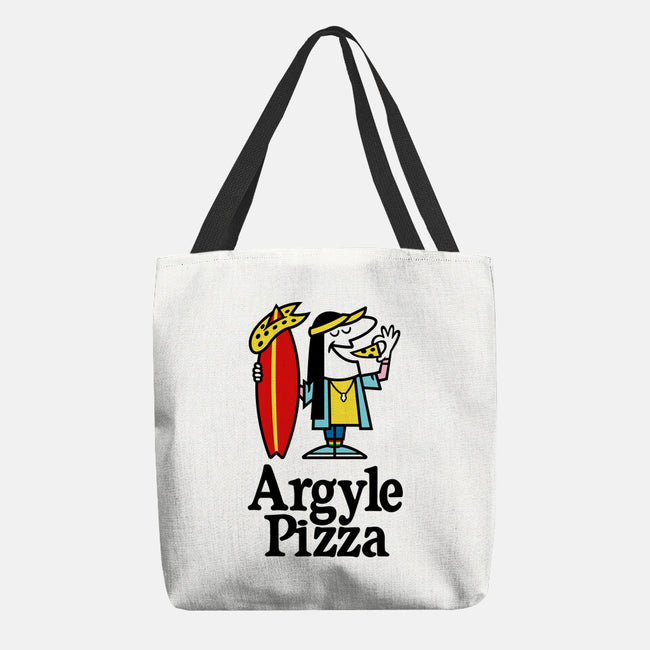 Argyle Pizza-none basic tote bag-demonigote