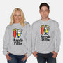 Argyle Pizza-unisex crew neck sweatshirt-demonigote