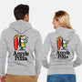 Argyle Pizza-unisex zip-up sweatshirt-demonigote