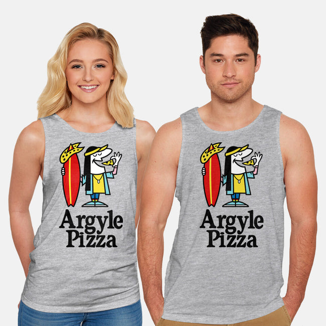 Argyle Pizza-unisex basic tank-demonigote