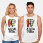 Argyle Pizza-unisex basic tank-demonigote