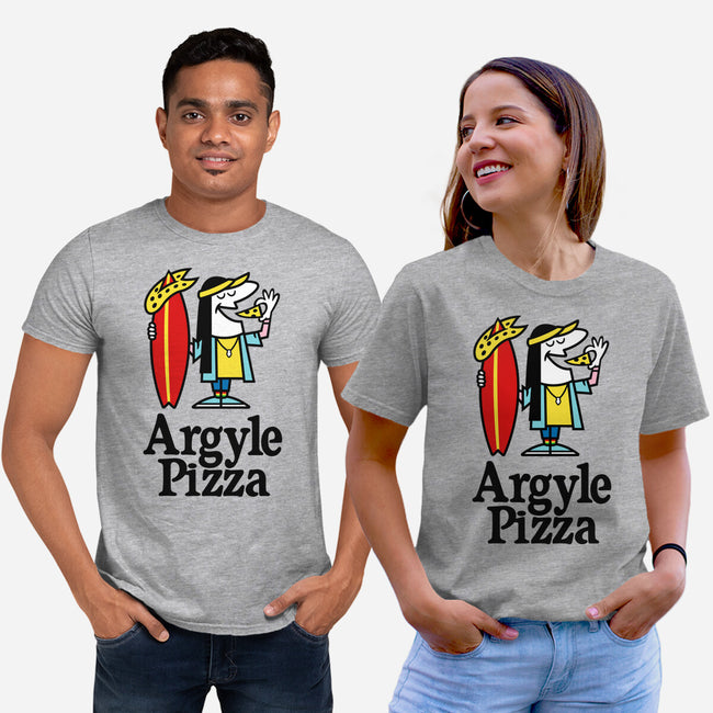 Argyle Pizza-unisex basic tee-demonigote