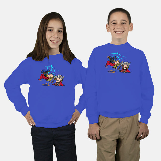 Love And Peanuts-youth crew neck sweatshirt-Boggs Nicolas