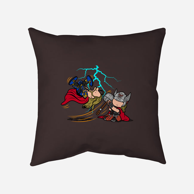 Love And Peanuts-none removable cover w insert throw pillow-Boggs Nicolas
