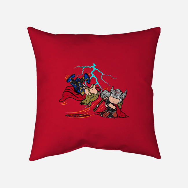 Love And Peanuts-none removable cover w insert throw pillow-Boggs Nicolas