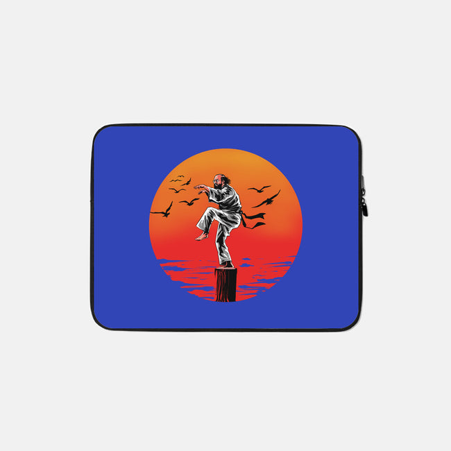 Karate Murray-none zippered laptop sleeve-zascanauta