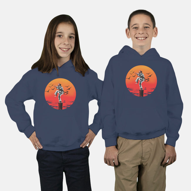 Karate Murray-youth pullover sweatshirt-zascanauta