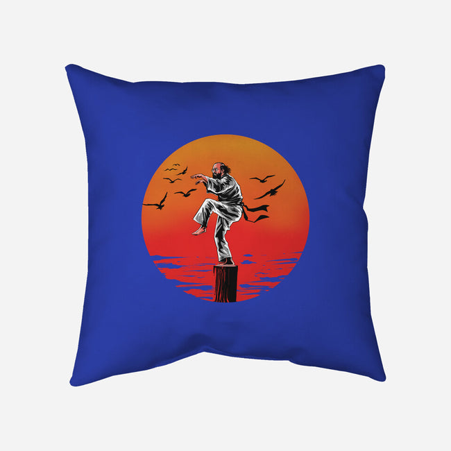 Karate Murray-none removable cover w insert throw pillow-zascanauta