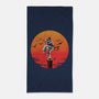 Karate Murray-none beach towel-zascanauta