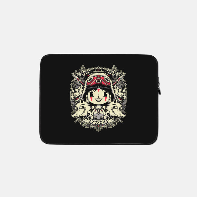 The Forest Princess-none zippered laptop sleeve-StudioM6