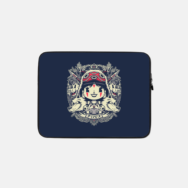 The Forest Princess-none zippered laptop sleeve-StudioM6