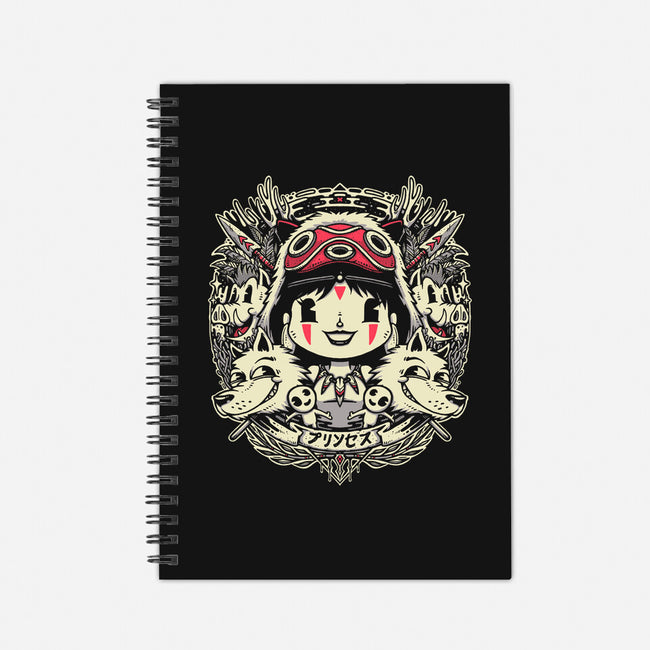 The Forest Princess-none dot grid notebook-StudioM6