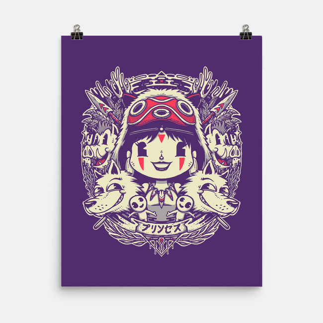 The Forest Princess-none matte poster-StudioM6
