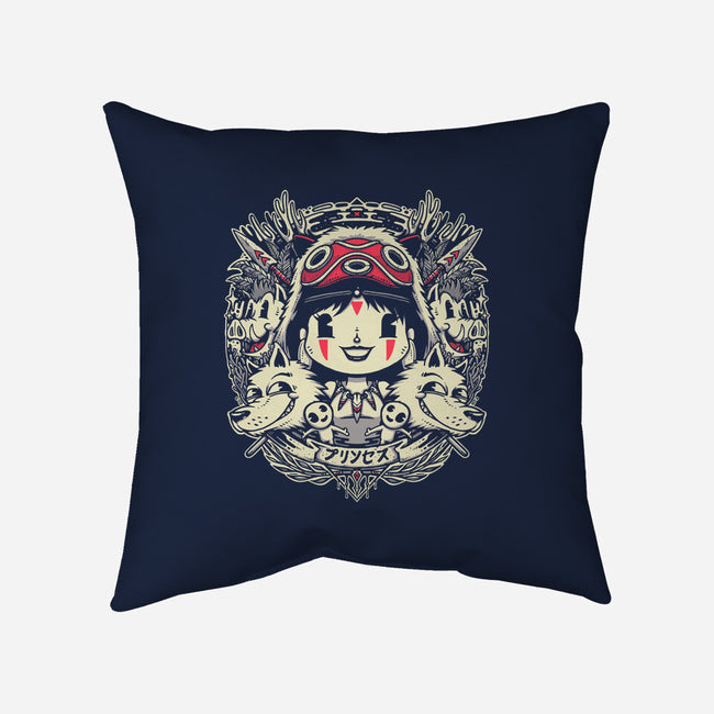 The Forest Princess-none removable cover w insert throw pillow-StudioM6