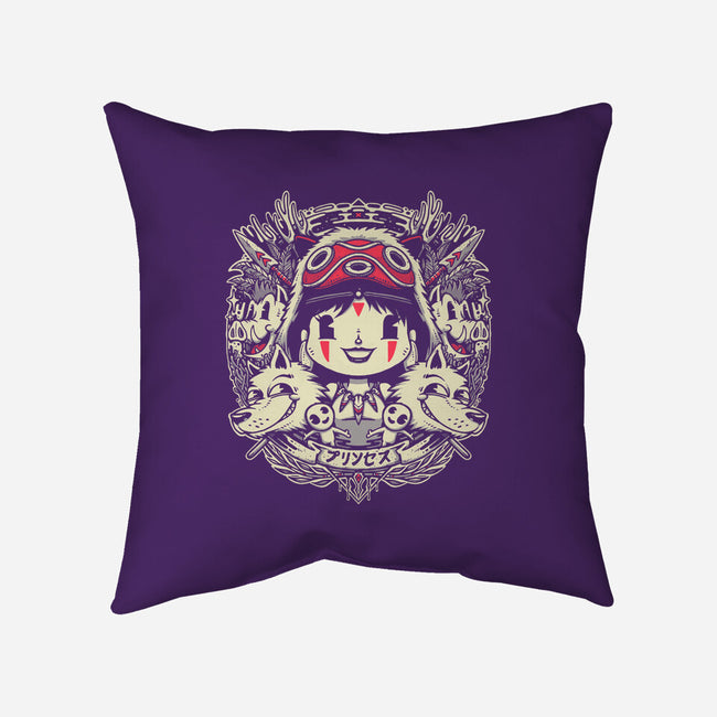 The Forest Princess-none removable cover w insert throw pillow-StudioM6