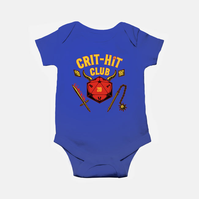 Critical Hit Club-baby basic onesie-pigboom