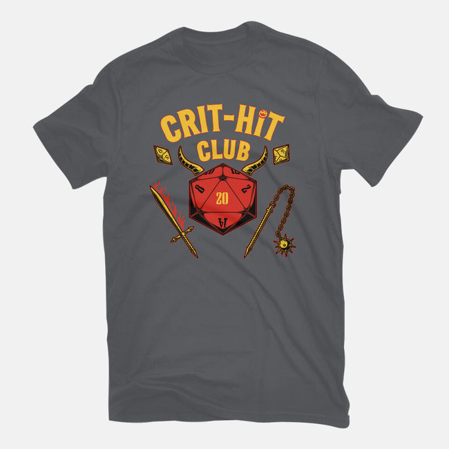 Critical Hit Club-mens basic tee-pigboom