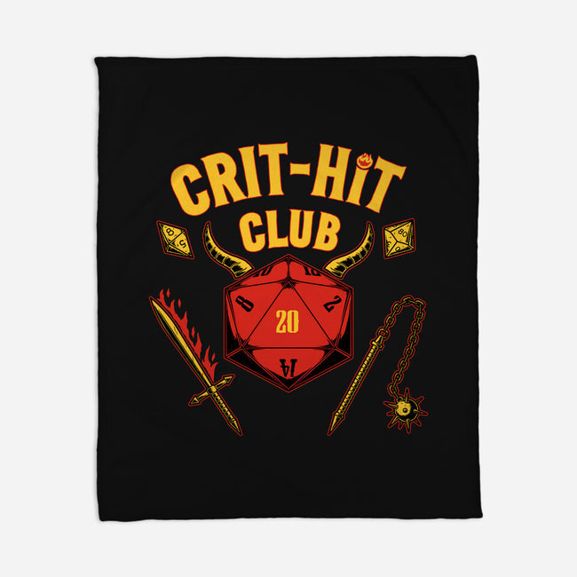 Critical Hit Club-none fleece blanket-pigboom