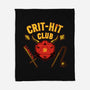 Critical Hit Club-none fleece blanket-pigboom