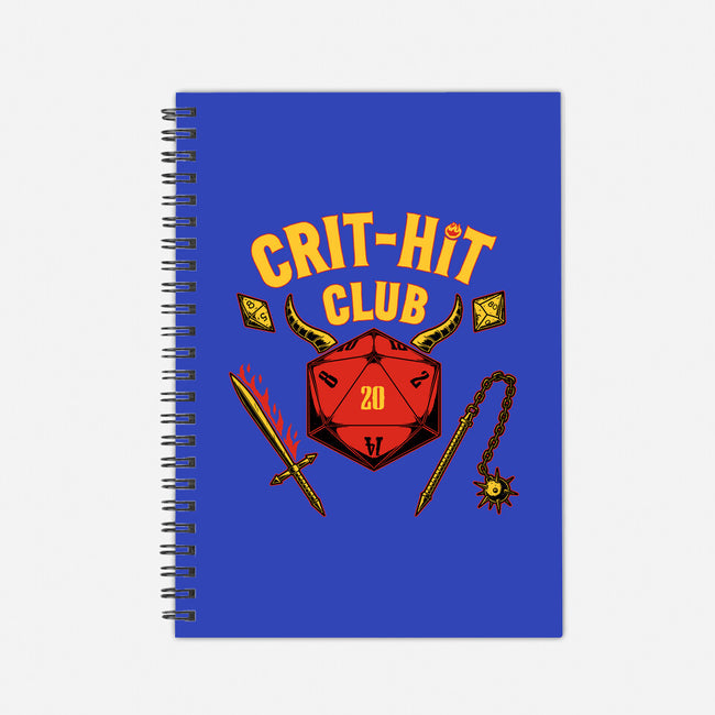 Critical Hit Club-none dot grid notebook-pigboom